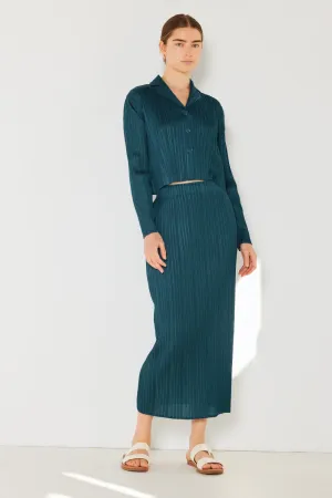 Marina West Swim Pleated Midi Pencil Skirt Marina West Swim Pleated Midi Pencil Skirt