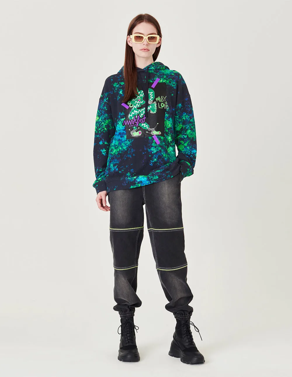 MARK FAST Graffiti Hoodies
