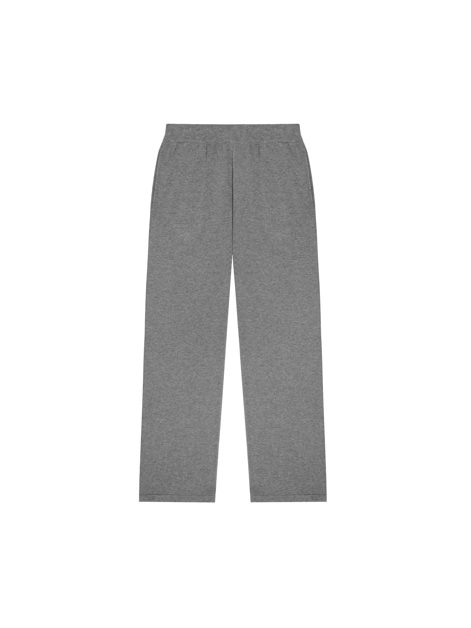 Mens DNA Knitted Straight Leg Track Pants—grey marl