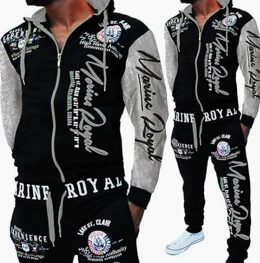 Men's Hooded Tracksuit Set^