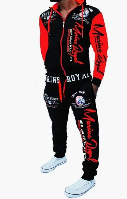 Men's Hooded Tracksuit Set^