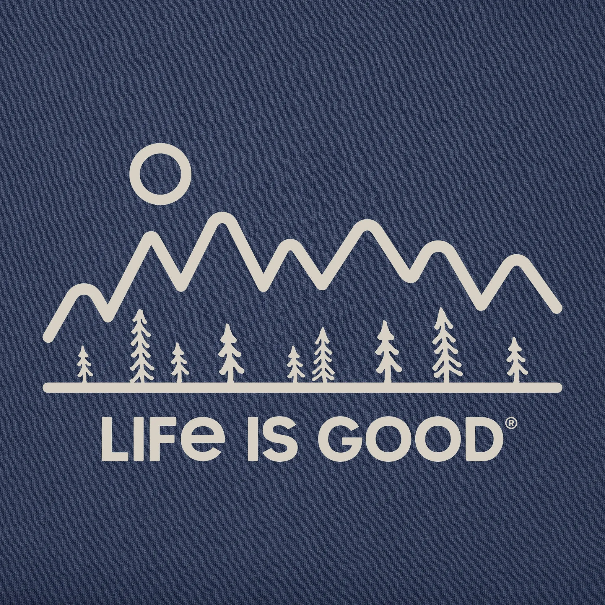 Men's Minimal Nature Landscape Short Sleeve Crusher-LITE Tee