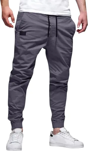 Mens Sweatpants Joggers Pants Man Waist Athletic Sports Sweats Casual Trousers Pants Sweatpants for Men with Pockets