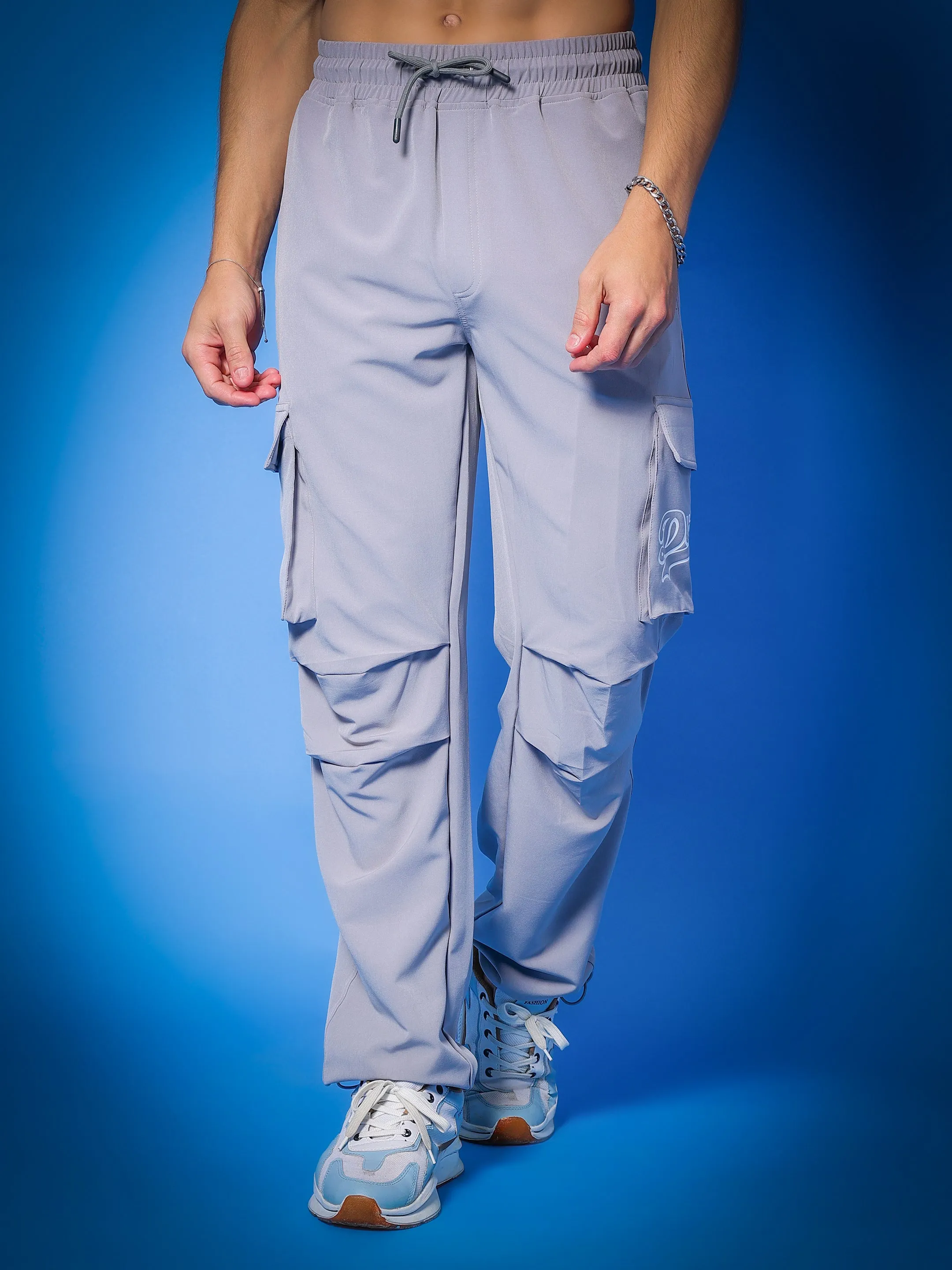Myriad Relaxed Fit Cargo Pants (Grey)