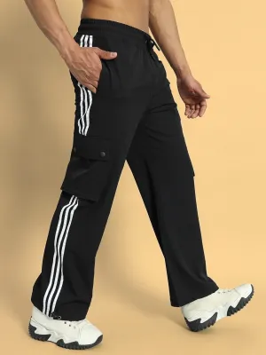 Nova Relaxed Fit Cargo Pants (Black)