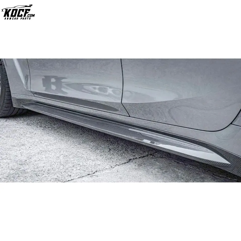 OEM style Carbon Fiber Side Skirts Rocker Panel For BMW G80 M3