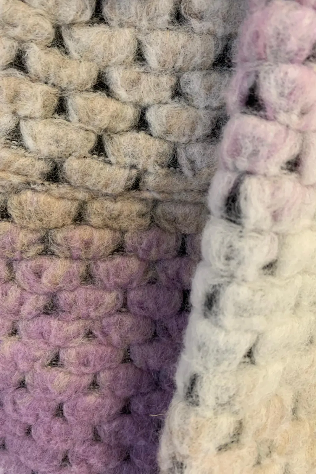 Purple Knitted Button Up Shacket