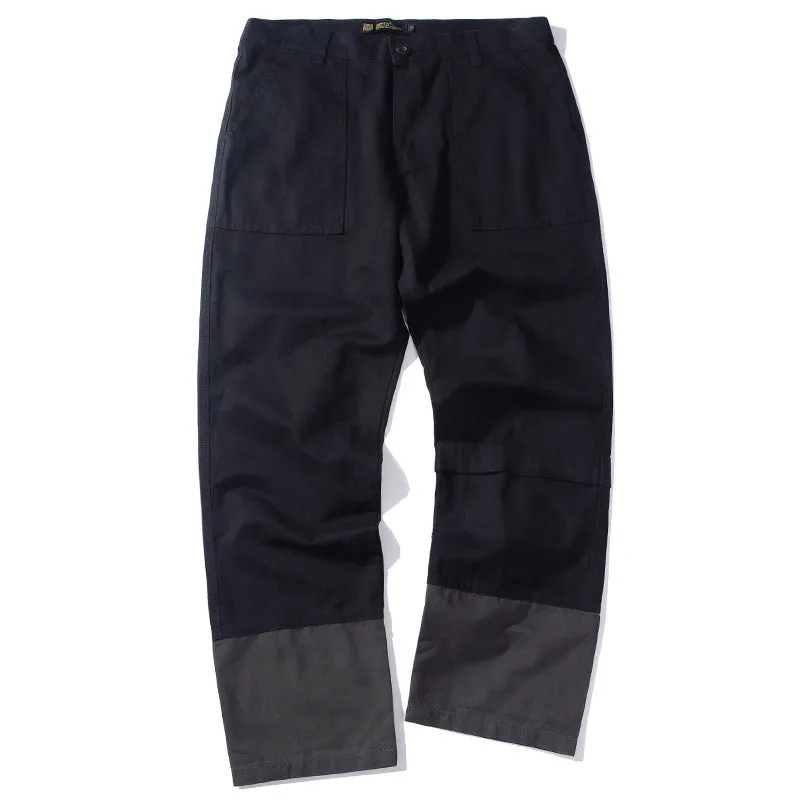 Retro Loose Straight-leg Pants