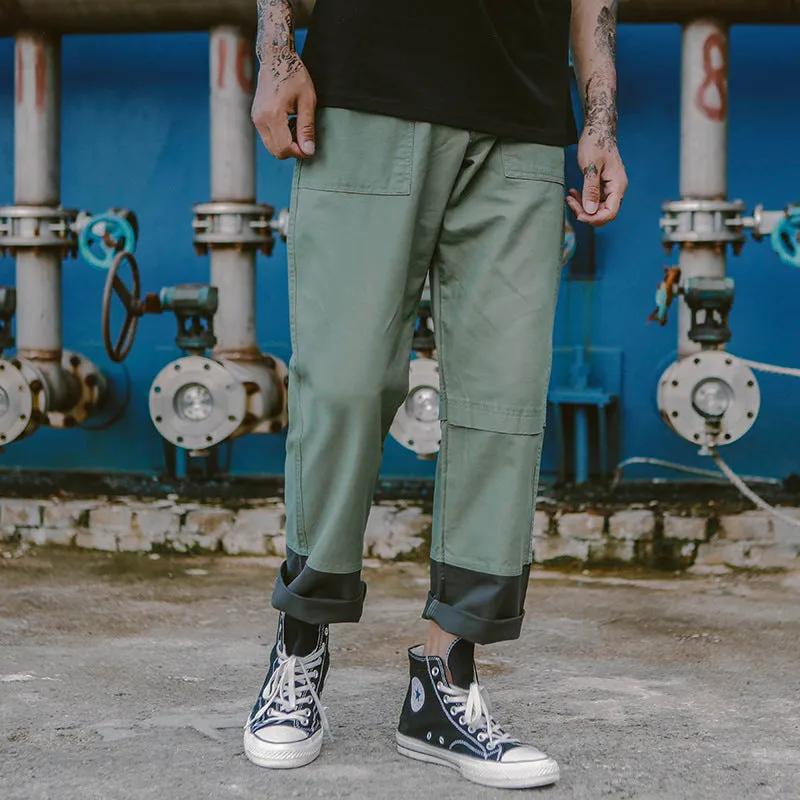 Retro Loose Straight-leg Pants