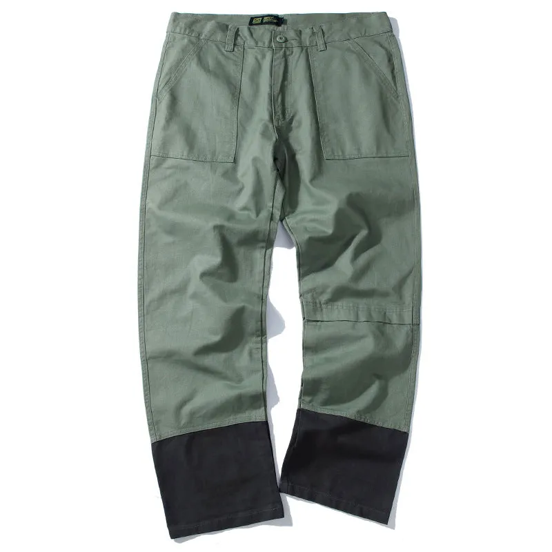Retro Loose Straight-leg Pants