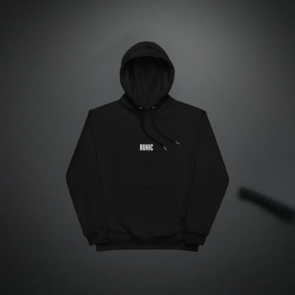 RUHIC - BLACK HOODIE