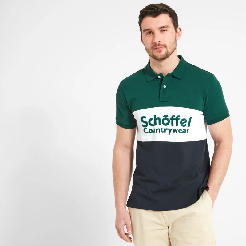 Schoffel Exeter Heritage Polo Shirt - Navy