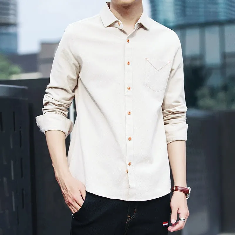 Smart casual slim fit skjorte