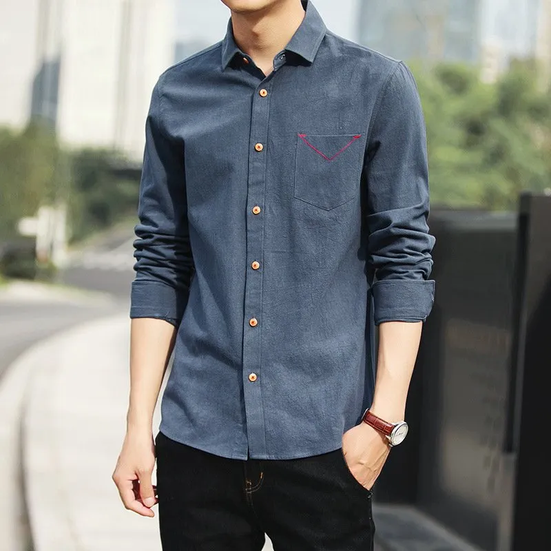 Smart casual slim fit skjorte