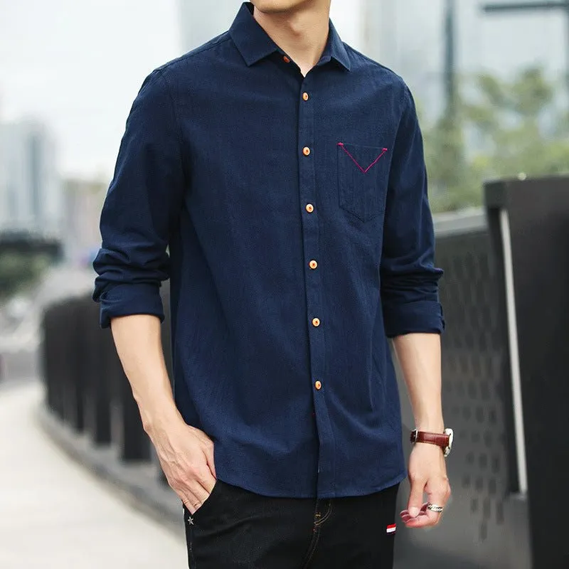 Smart casual slim fit skjorte