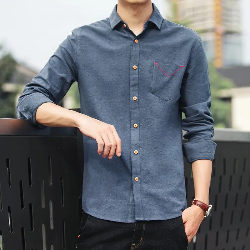 Smart casual slim fit skjorte