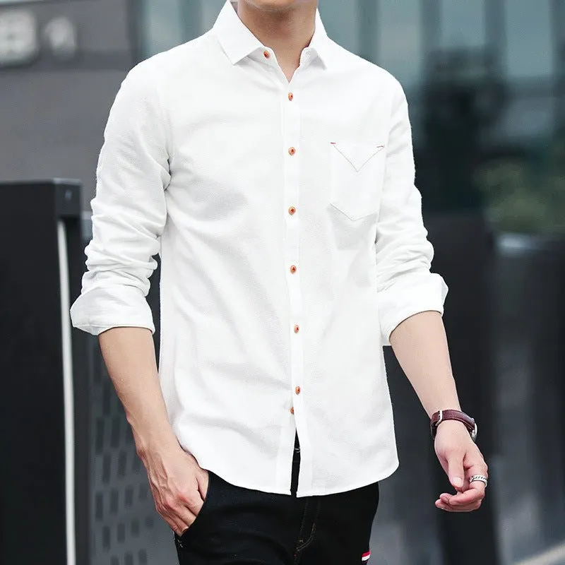Smart casual slim fit skjorte