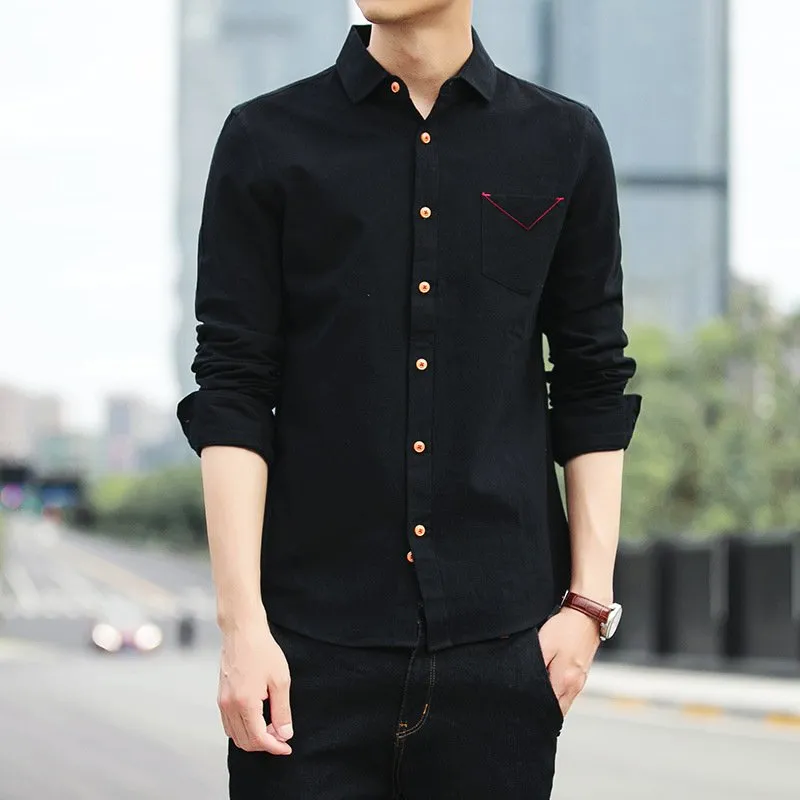 Smart casual slim fit skjorte