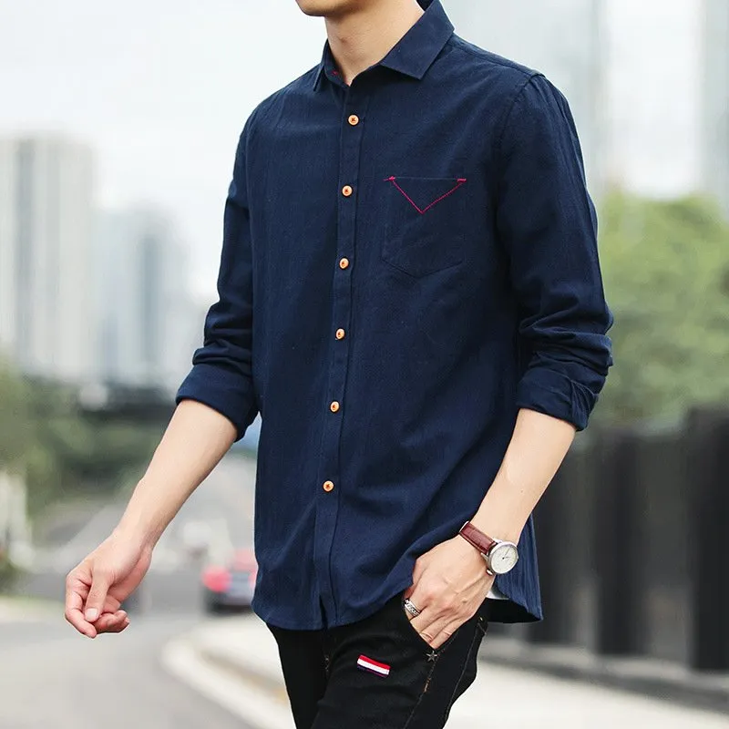 Smart casual slim fit skjorte
