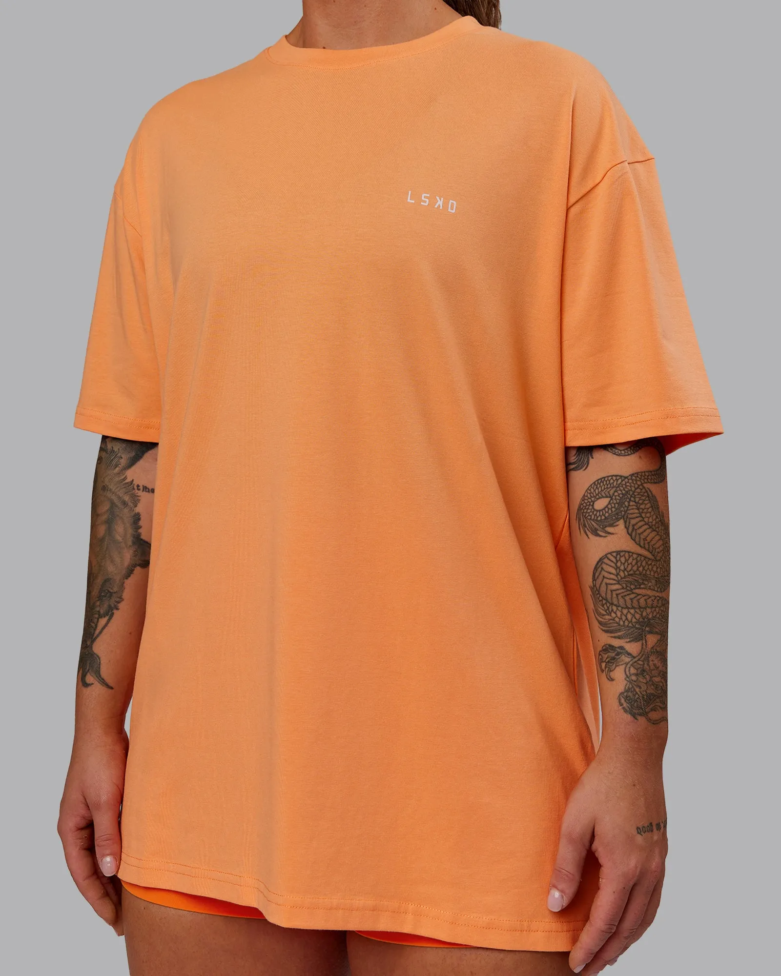 Unisex 1% Better Value Series FLXCotton Tee Oversize - Sorbet-Festival Bloom