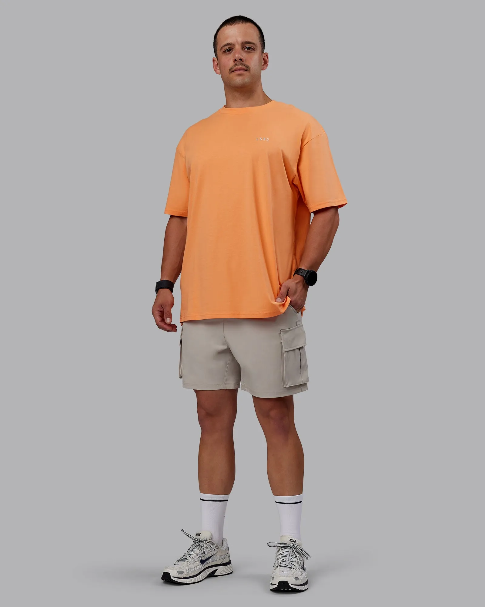 Unisex 1% Better Value Series FLXCotton Tee Oversize - Sorbet-Festival Bloom