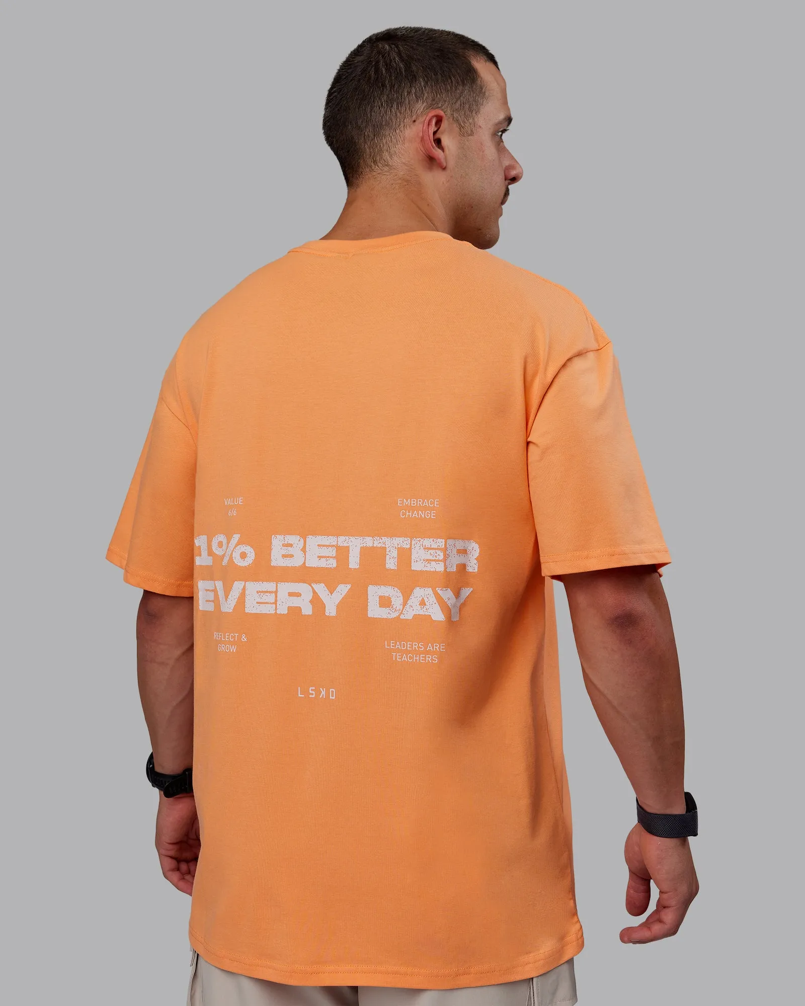 Unisex 1% Better Value Series FLXCotton Tee Oversize - Sorbet-Festival Bloom