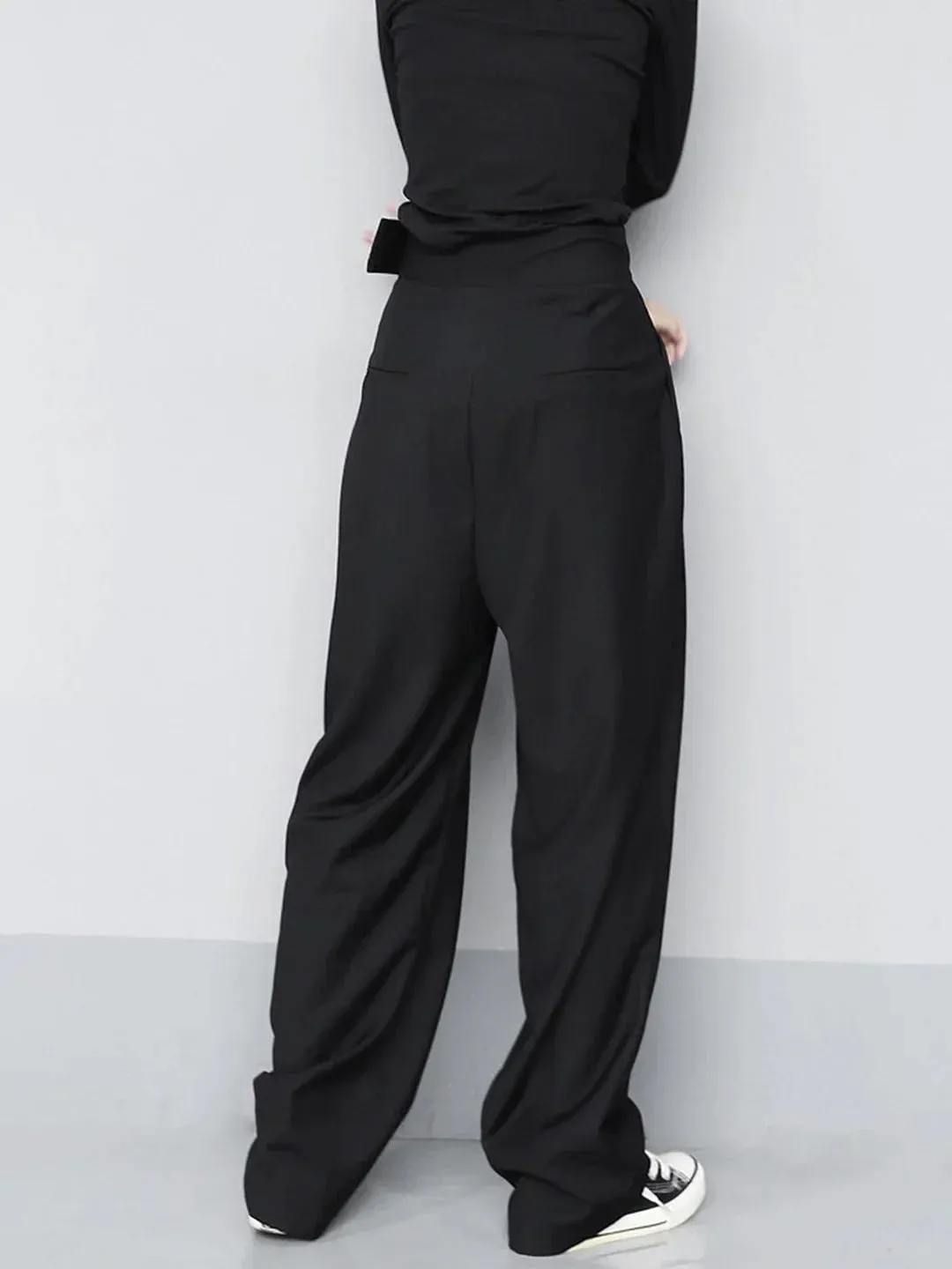 Viera | Wide Leg Velcro Fastener Pants