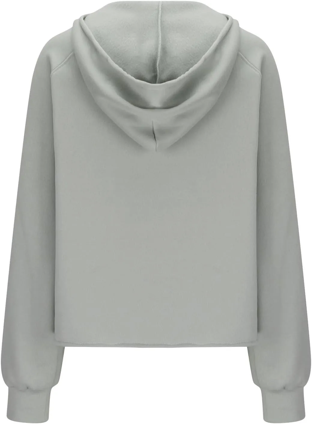 Women Half Zip Hoodies Pullover Long Sleeve Solid Corded Sweatshirt Oversized Casual Trendy Fall Outfit with Kangaroo Pocket
