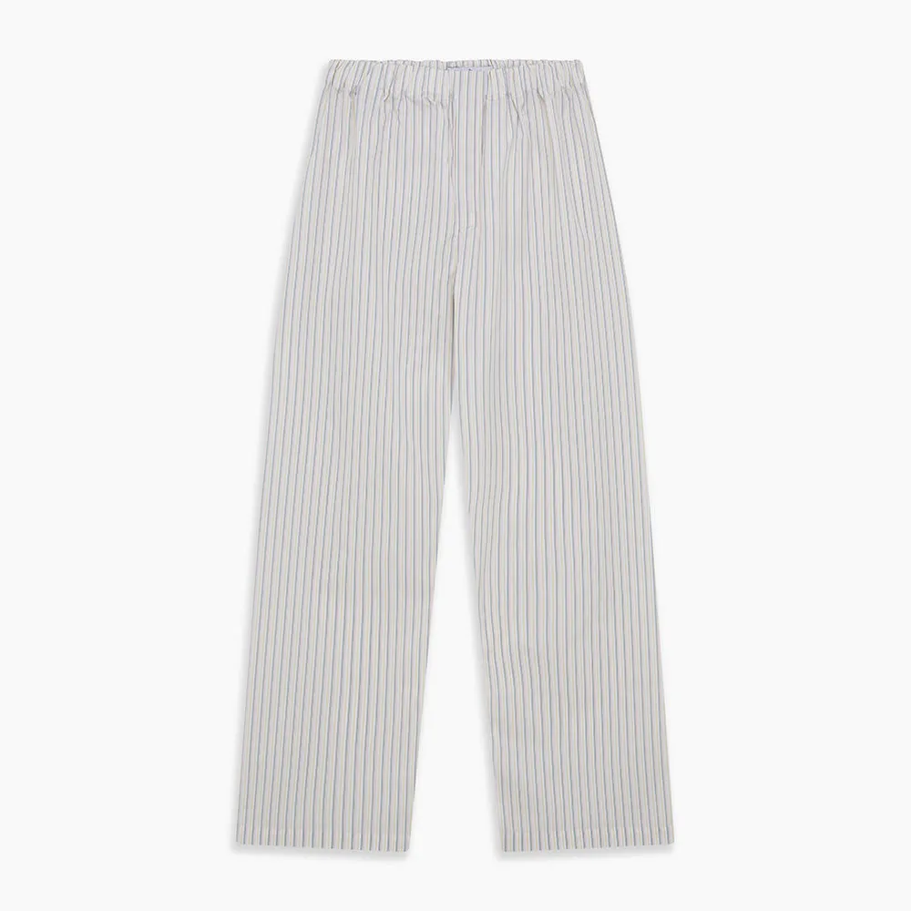Yellow and Green Stripe Cotton Hastings Pyjama Trousers